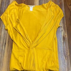 Rolla Coster Mustard Maxi Slit Dress